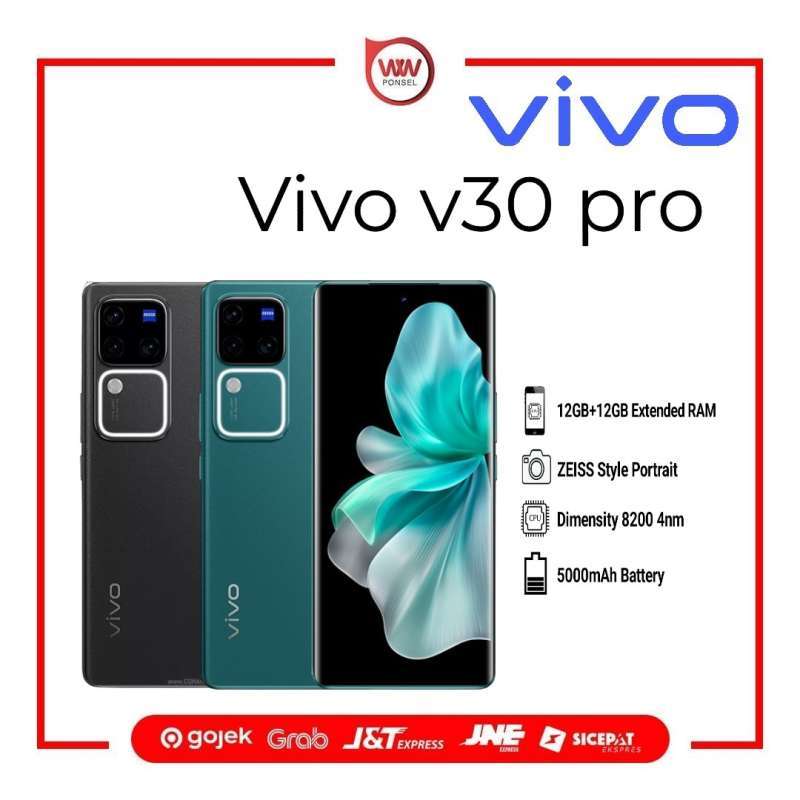Hp Vivo V30 Pro 5G ram 12GB Internal 512GB Garansi Resmi