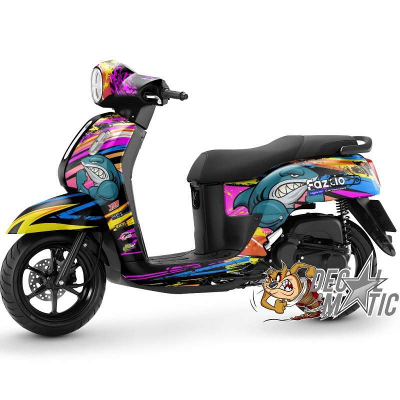 Fazzio Racing Sticker Jual Decal Fazzio Full Body - Stiker Motor Fazio Full Body Striping ...