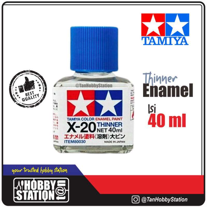 Promo Tamiya Enamel Thinner X-20 40ml - Gundam Model Kit Repaint Cat