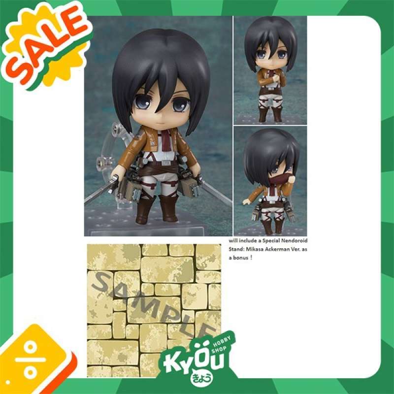 Promo [gsc Limited Bonus] Nendoroid Mikasa Ackerman - Shingeki No ...