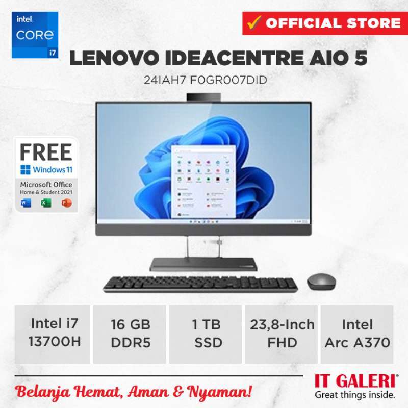 Lenovo ideaCentre AIO 5 24IAH7 windows11 Lenovo IdeaCentre AIO 5