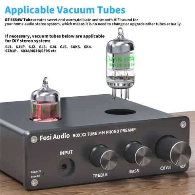 Douk Audio X1 Compact Tube Amplifier - Bluetooth 5.0, Phono Preamp, 320W, With Sub Output