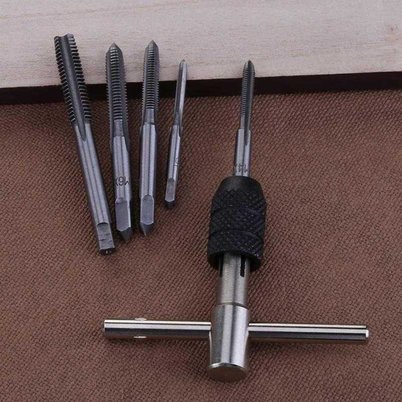 Jual Alloet Mata Bor Wrench Drill Bit Hand Tapping Twist Bit 6 Pcs H21 ...