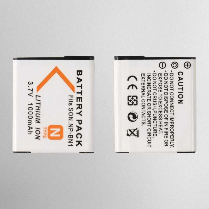 Kit Batteria E Caricabatterie Per Sony Cybershot (NP-BN1 / NP-BN) &ndash; Compatibile Con DSC-W510, W550, W650