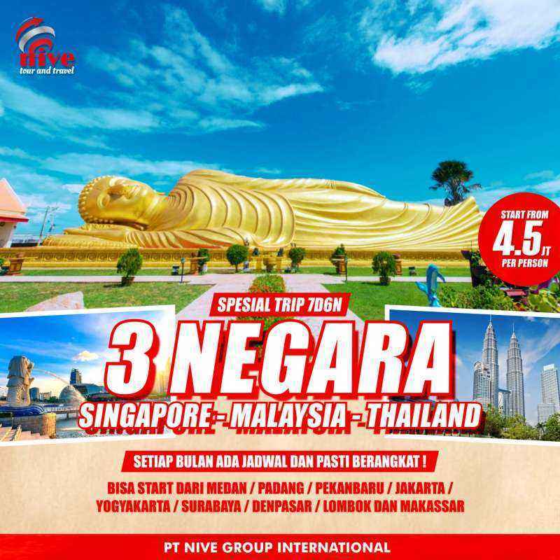 Jual Open Trip 3 Negara May Sin Thai 7d6n Series Di Seller Nive Tour ...