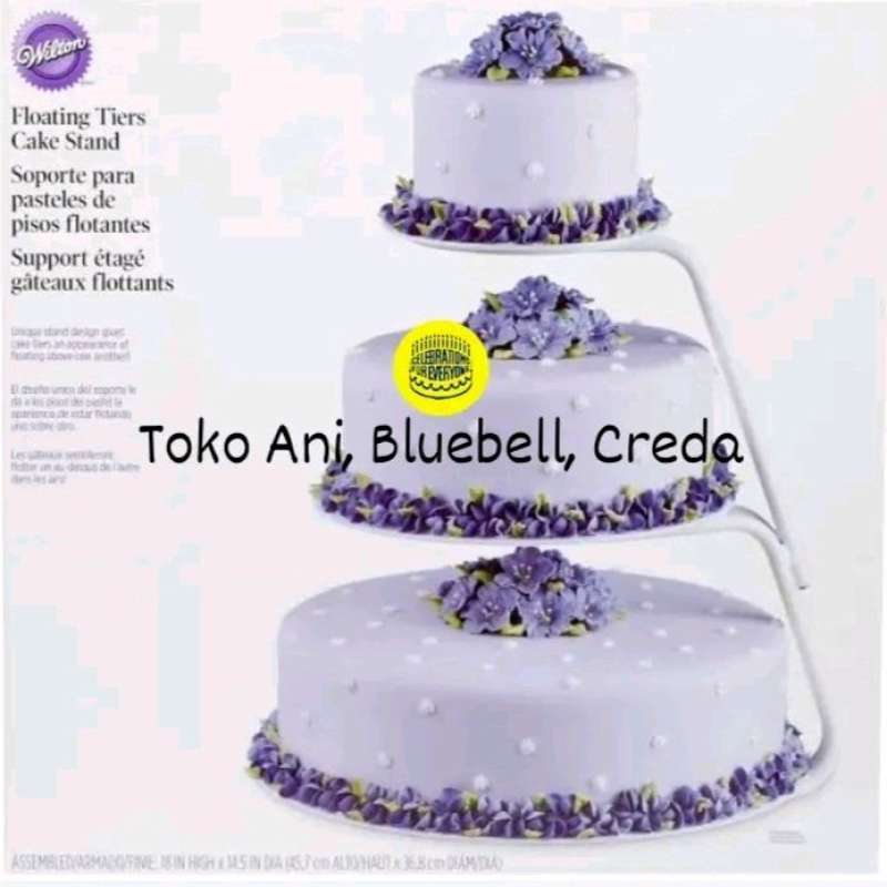 Jual Wilton Floloating Tiers Cake Stand 0307 710 Di Seller Toko Ani Bluebell Creda Gunung Sahari Selatan Kota Jakarta Pusat Blibli
