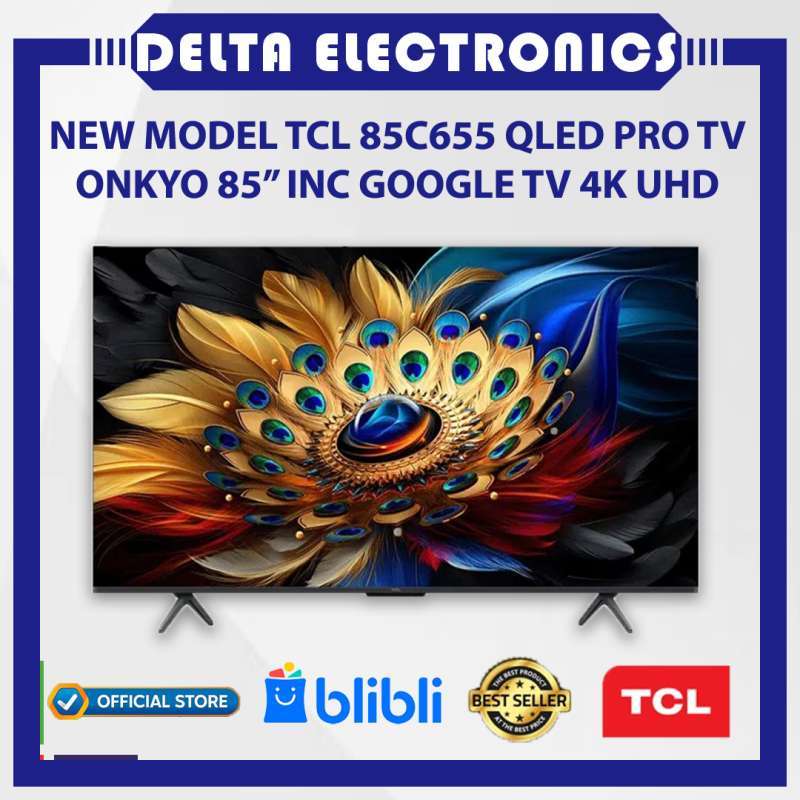 Jual Tcl 85c655 Qled Pro 85 Inc 4k C655 Google Tv Onkyo 2.1ch Uhd Di