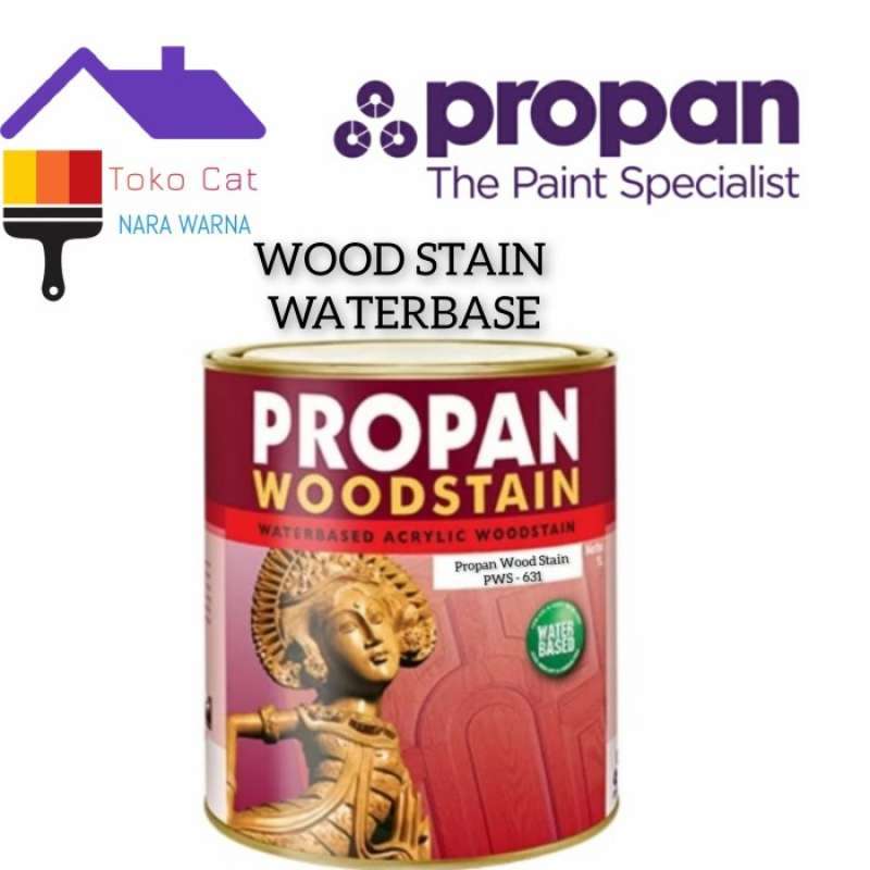Promo Propan Wood Stain Waterbase // Cat Kayu Air Pws631 Kemasan