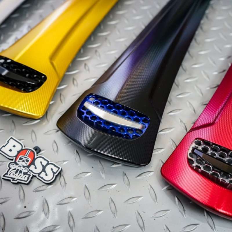 Promo Horn Cover Dasi Luigy Alumunium Cnc Vespa Sprint Primavera Baru