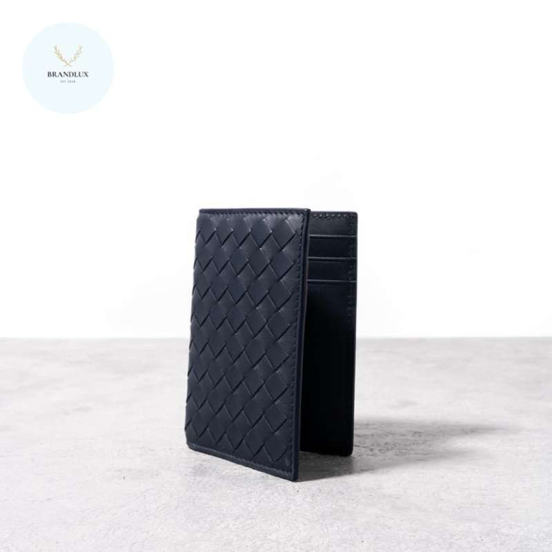Jual Bottega Veneta Intrecciato Flap Card Case - 100