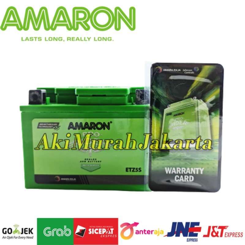 Promo Aki Motor Karisma Amaron Etz5s / Gtz5s / Ytz5s Aki Kering Baru