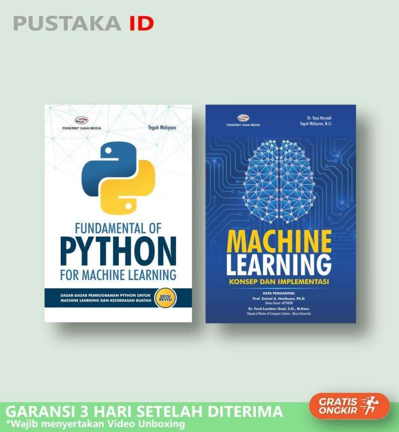 Jual Buku Paket Pemrograman Fundamental Of Python + Machine Learning Di ...
