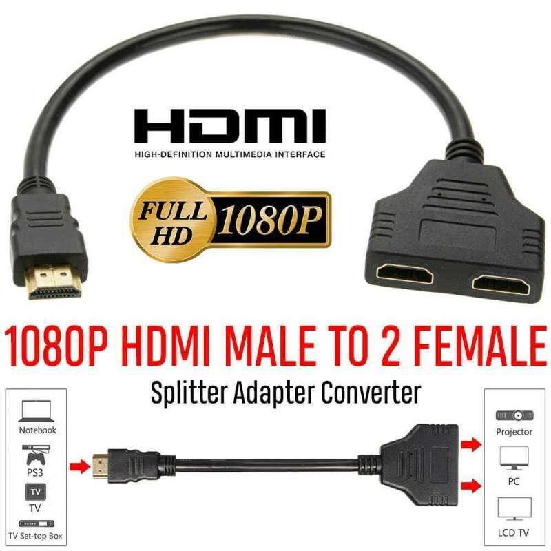 Dual Hdmi Splitter SPLITTER HDMI TO HDMI FEMALE