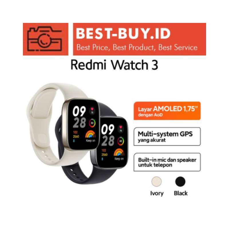 Promo Xiaomi Mi Redmi Watch 3 Amoled 1.75 5atm Jam Smartwatch Bluetooth Diskon 33 Di Seller Mba Ayu Tugu Selatan Kota Jakarta Utara Blibli