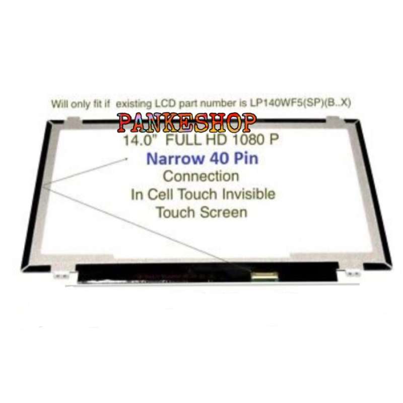 Dalle écran LCD FHD IPS 14" Pour Lenovo ThinkPad T450s/T450 - Neuf - Garantie 1 An - Connecteur 30 Broches