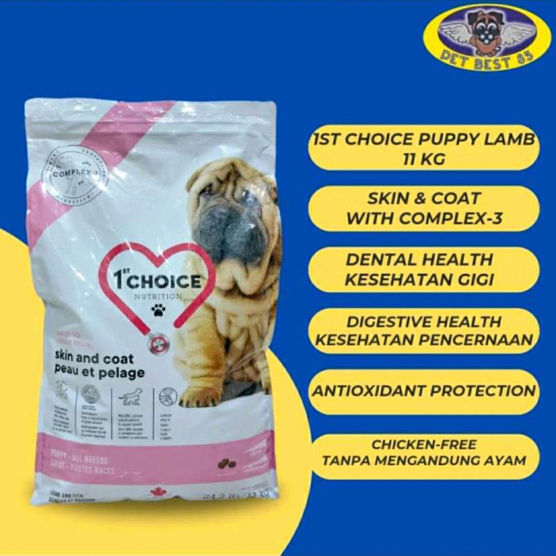 Jual 1st Choice Puppy Lamb 11kg Allbreed Dogfood Sensitive allergy Skin Complex3 Di Seller Pet Best 85 Rahayu Kab. Bandung Blibli