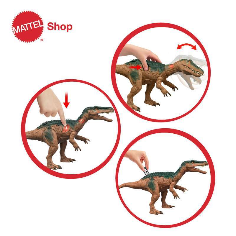 Jurassic World Epic Attack Baryonyx Dinosaur Toy Figure Mainan Action  Figure