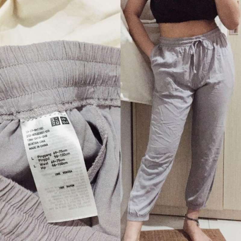 Celana jogger uniqlo discount