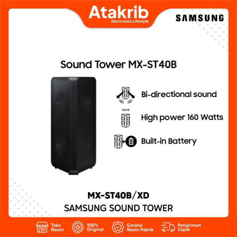 Jual Samsung Sound Tower Mx-st40b/xd Mx-st40b Di Seller Atakrib ...