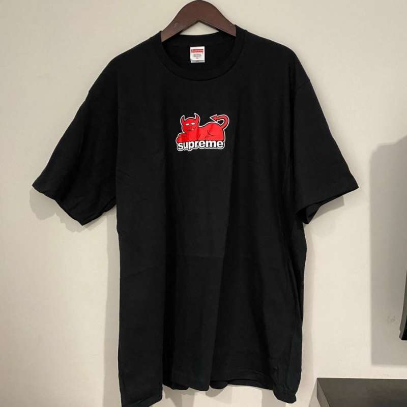 Jual Supreme Toy Machine Devil Cat Tee Black 100% Original