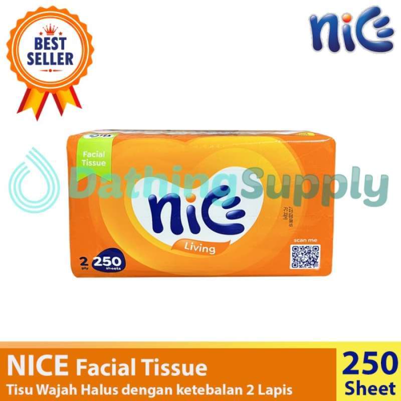 Promo (khusus Gojek/grab) Tissue Nice Facial 250 Sheet - 1 Dus Isi 36 ...