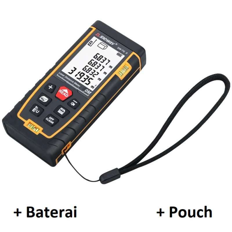 Promo Meteran Laser Digital Rangefinder Distance Meter Sndway Sw Tg70 ...