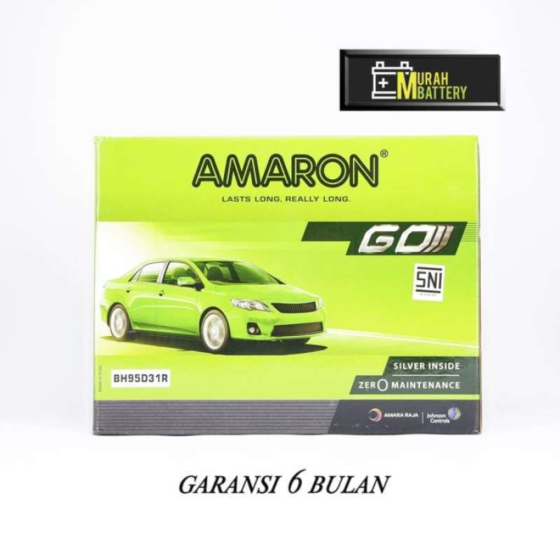 Promo Aki Mobil Elf N70z / 95d31r Amaron Go Aki Kering 12v / 75ah