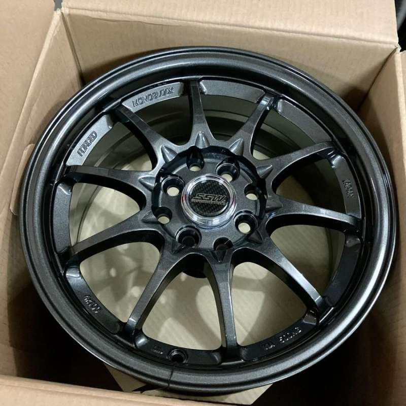 Jual Velg Ssw Rays Ce28 R15 Gunmet Pcd 4x100/114 Et40 Lebar 7 Di Seller ...