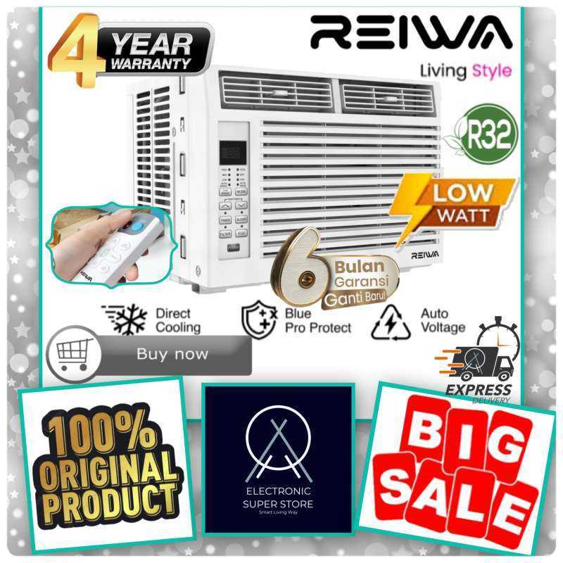Promo Ac Window Reiwa 1/2 Pk Cw-0501ra Cw0501 Ra 0501ra 0.5 Pk Standard ...