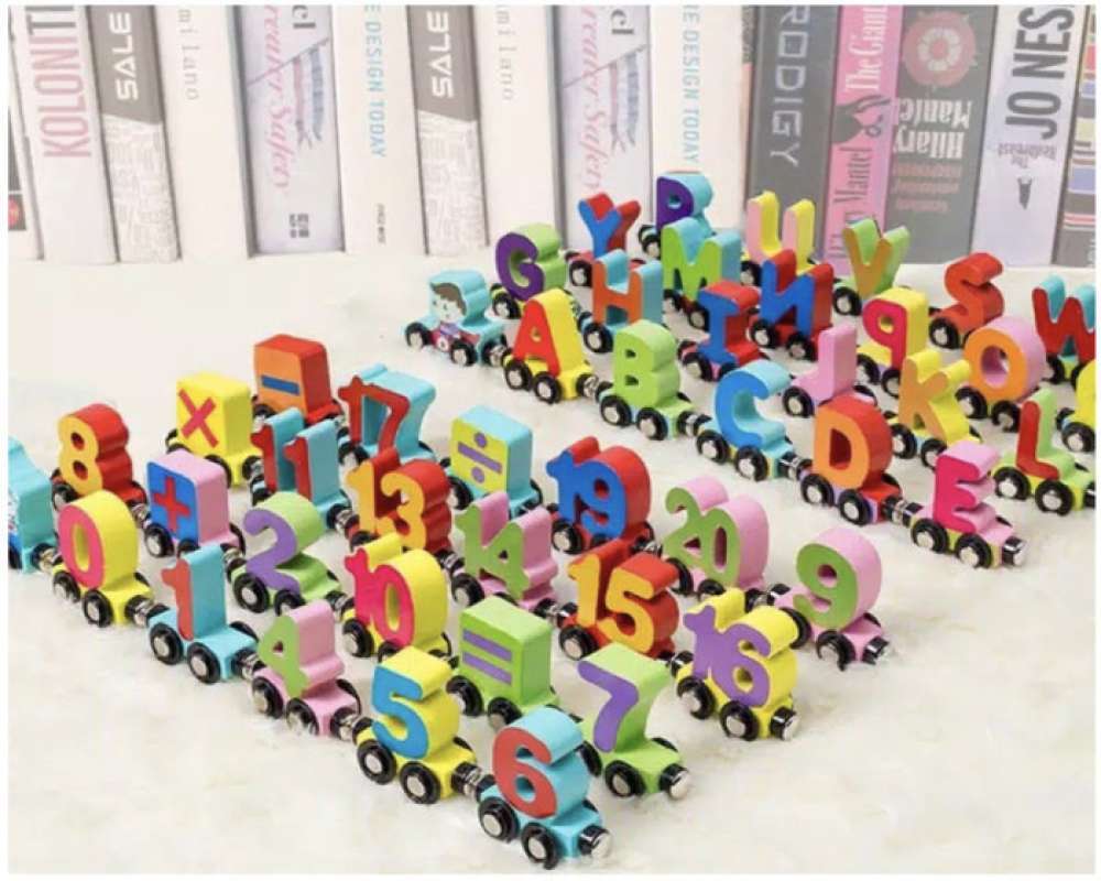 Promo Mainan Edukasi Number Train Magnet Mengenal Angka Kereta Magnet ...