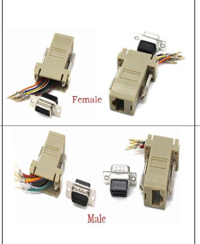 Test Db9 Adapter Rj45 Jual Converter Db9 To Rj45 Modular Adapter Db9 To Rj45 Di Seller It ...