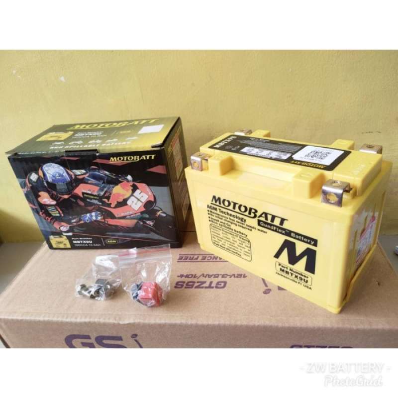 Promo Aki Motor Kawasaki Ninja 250 Fi Mbtx9u / Ytx9 Motobatt 10.5 Ah