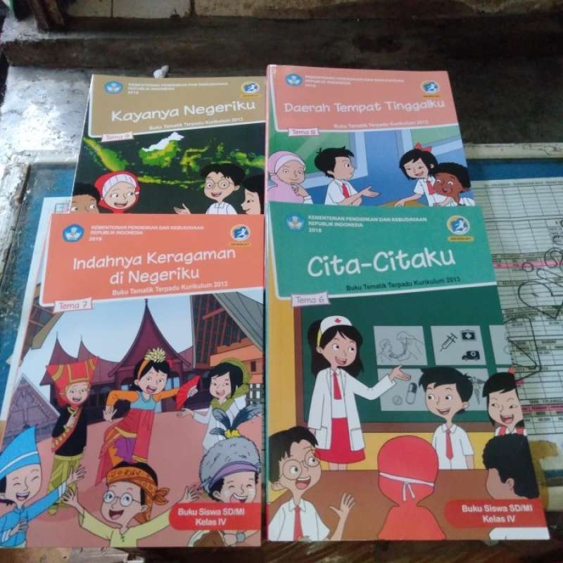 Promo Buku Tematik Kelas 4 Fulset Semester 2 Revisi Tema 6 7 8 9 Diskon ...