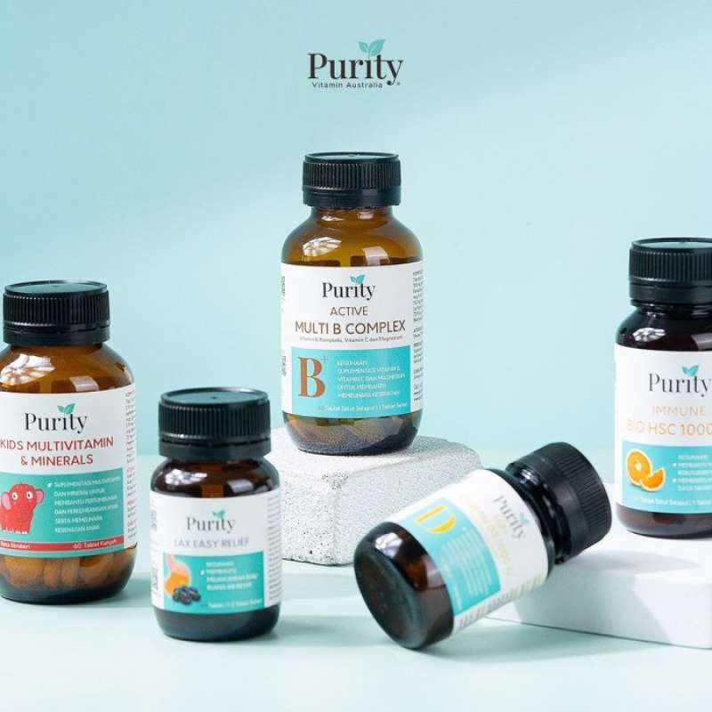 Promo Purity Vitamin Australia Vit D3 Vit B Complex Multivitamin