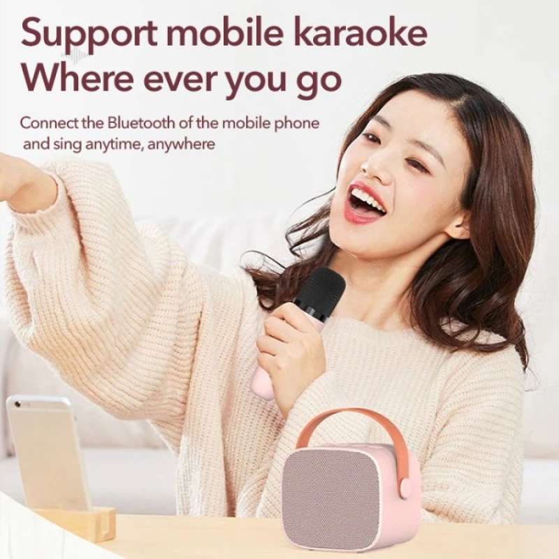 Jual Zola Speaker Microphone Karaoke Set Bluetooth Mini Full Bass ...
