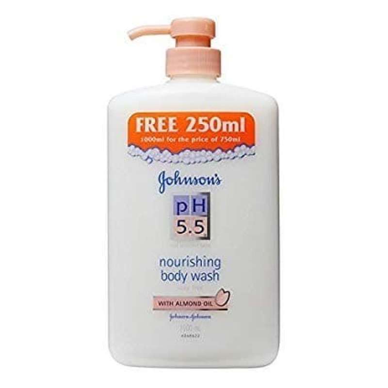 Promo Johnson Ph 5.5 Body Wash With Almond Oil 1000ml Diskon 23 Di