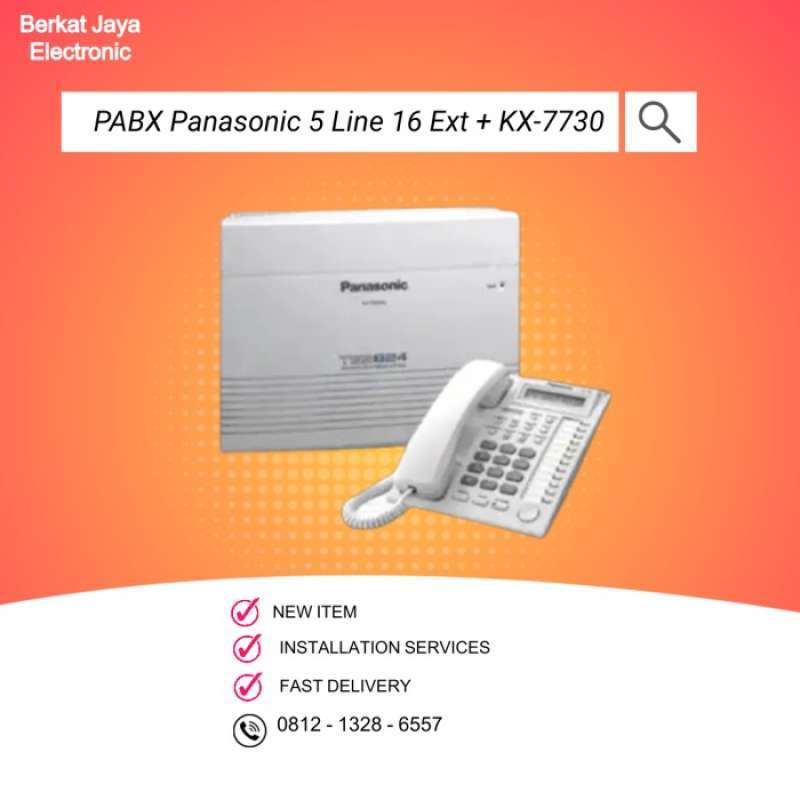 Promo Central Pabx Kxtes824 5 Line 16 Extension + Pswt Gram. Diskon 23