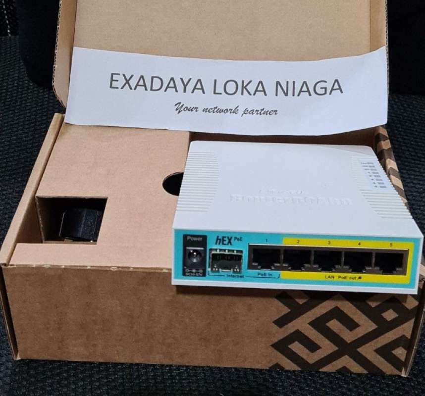 Promo Mikrotik Rb960pgs Rb960-pgs Hex-poe Routerboard 5 Port Diskon 23% ...