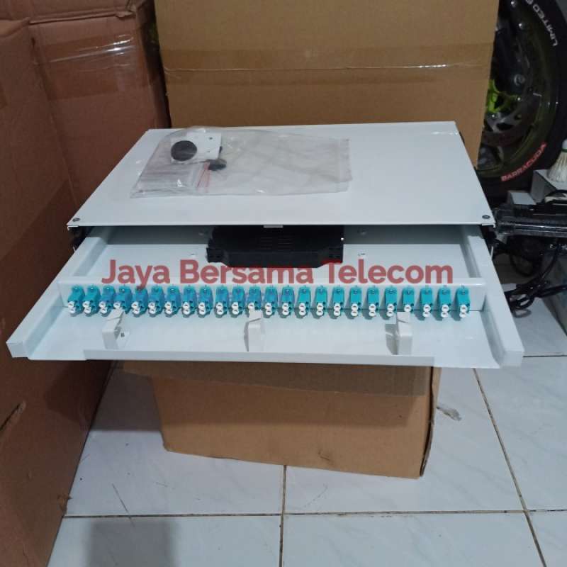 Promo Otb Rack Sliding 48 Core Lc-lc Duplex Om3 Multimode+adapter Saja ...