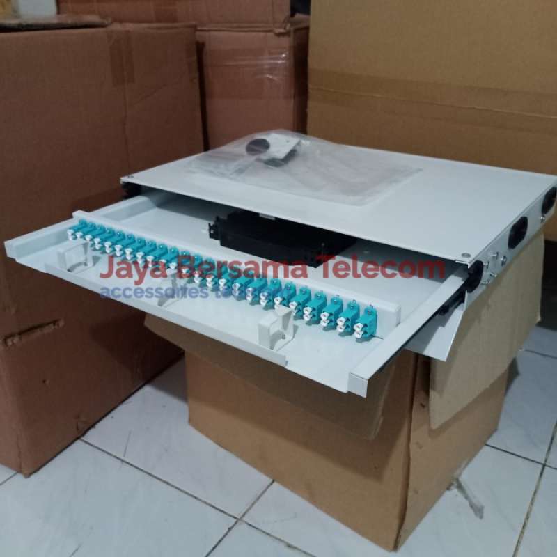 Promo Otb Rack Sliding 48 Core Lc-lc Duplex Om3 Multimode+adapter Saja ...