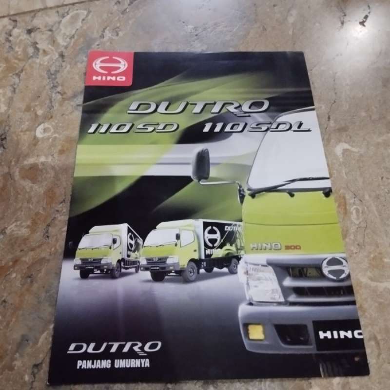 Jual Brosur Hino Dutro 110 Sd 110 Sdl Truck Hino Di Seller Noelle