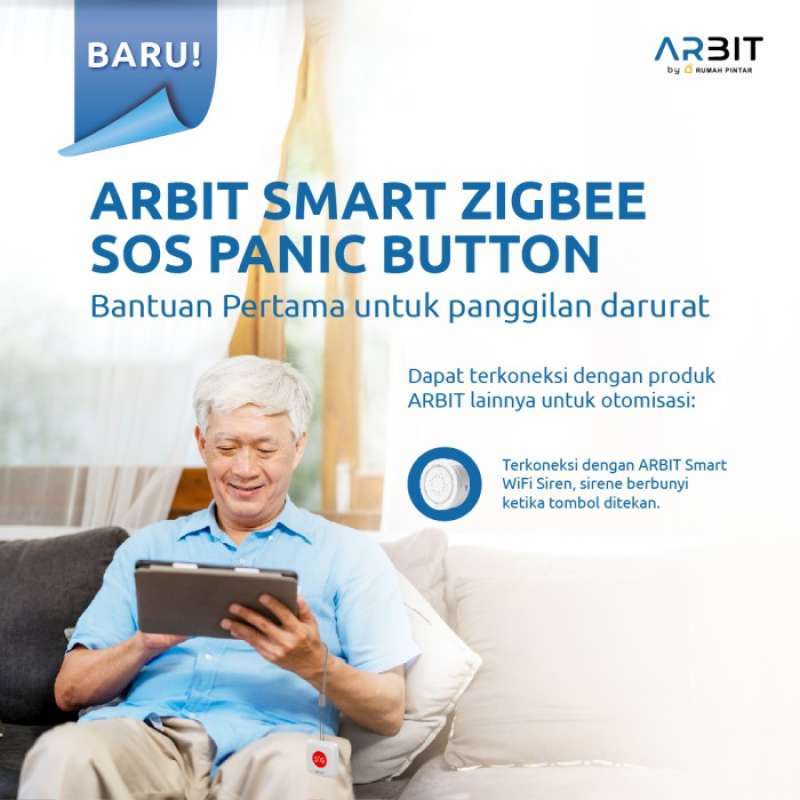 Promo Arbit Smart Zigbee Tombol Sos Emergency Panic Button Tuya Diskon ...