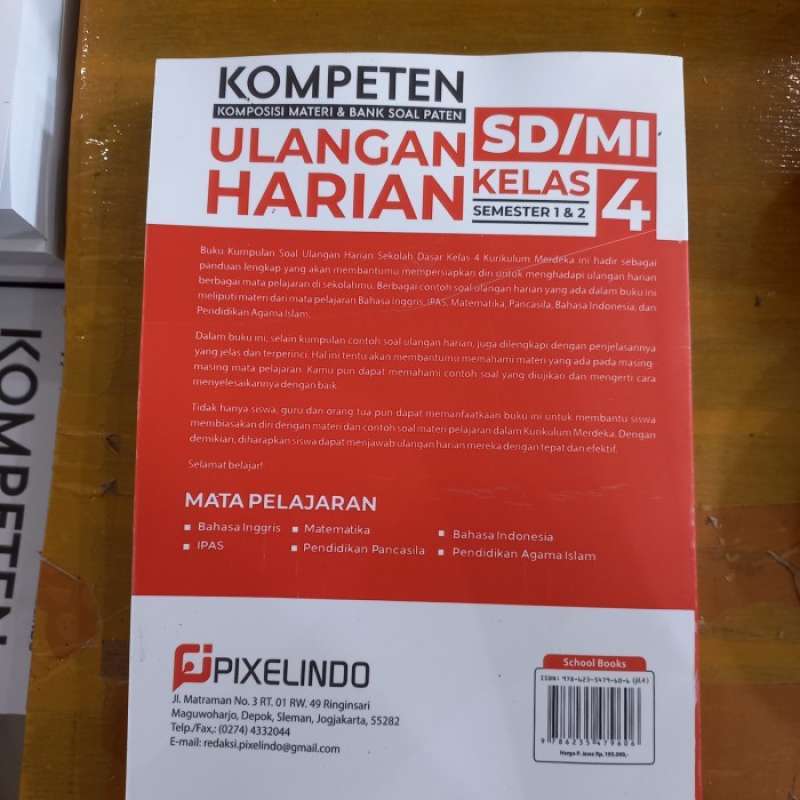 Jual Buku Kompeten Ulangan Harian Kurikulum Merdeka Sd Kelas 4 Di ...