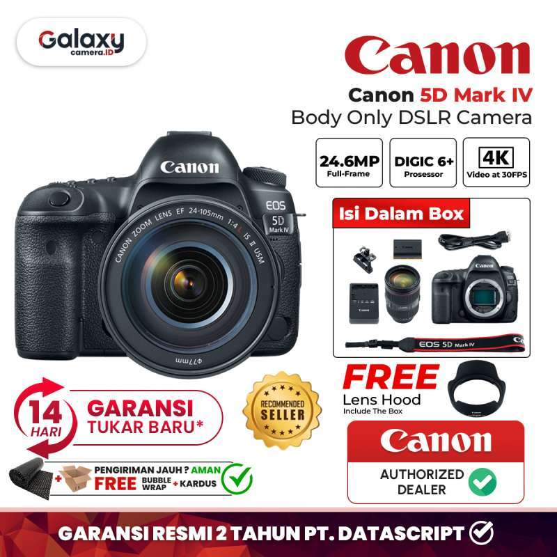 Promo Canon Eos 5d Mark Iv Kit Ef 24-105mm Dslr Canon Eos 5d Iv