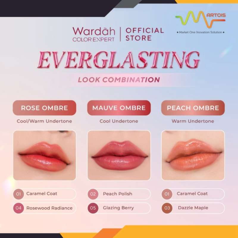 Wardah Color Gradasi Promo Wardah Glasting Liquid Lip Hi-pigmented Glass Color Lipstick ...