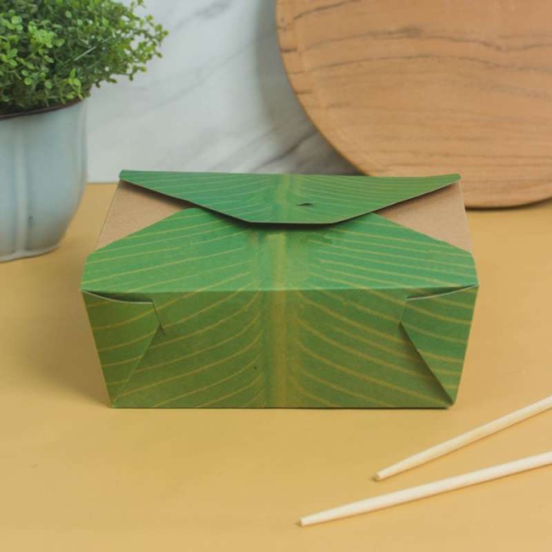 Jual Kertas Bungkus Nasi Food Pail Laminasi Lunch Box Paper Rice ...