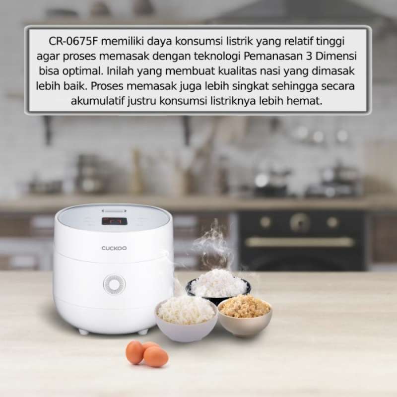 Jual Cuckoo Cr0675f Digital Rice Cooker No. 1 In Korea / Cr0675f Di