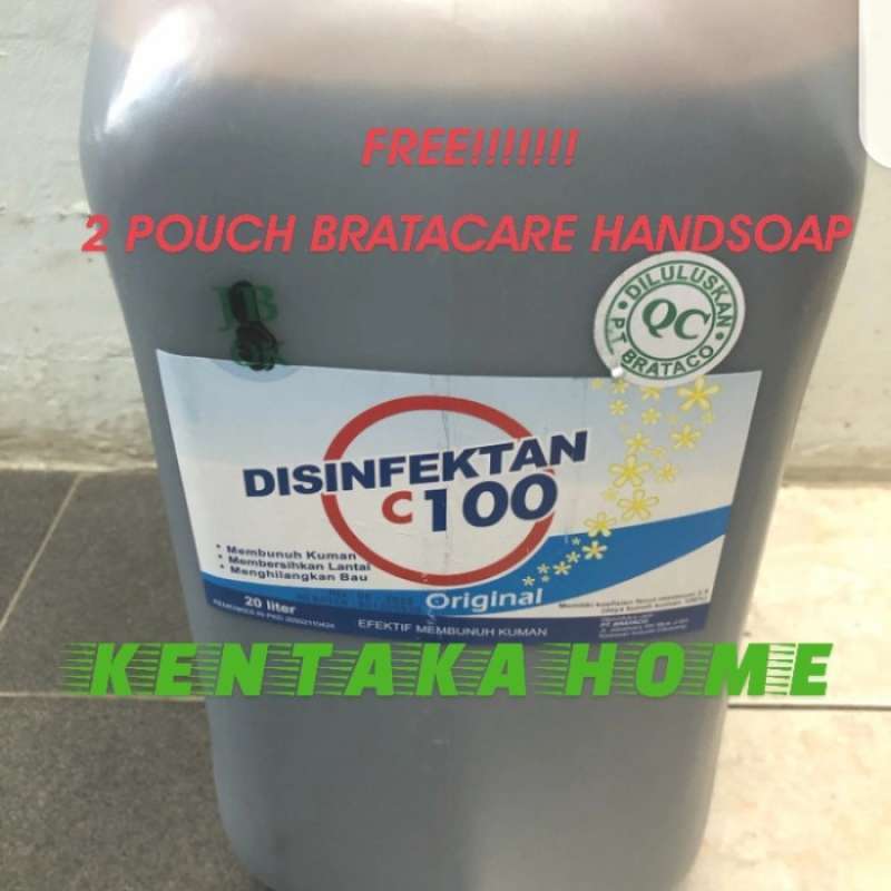 Promo Biang Karbol C 100 Bratacho Bratachem 20 Liter Diskon 33 Di