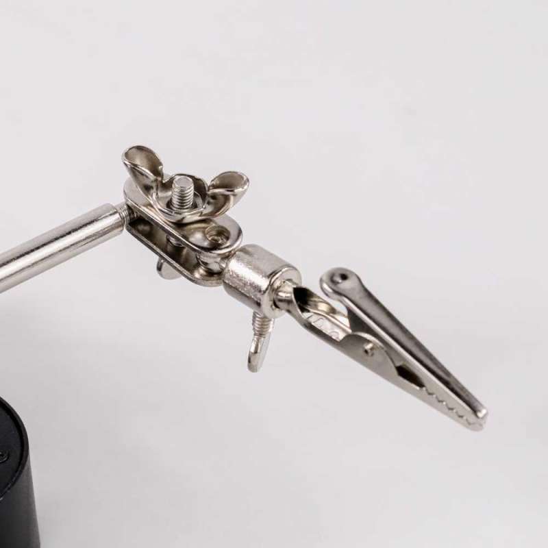 Helping Hand Mit Lupe Und LED Licht - Reparaturständer TE-801