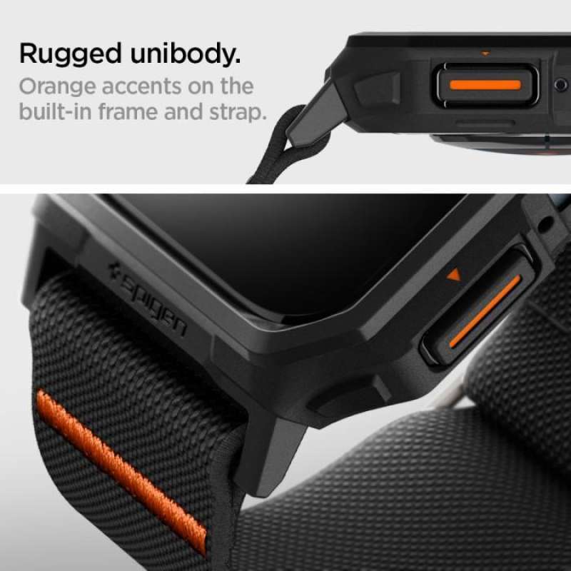 Spigen Apple Watch Series 9 / 8 / 7 (45mm) / SE (2022 / 2020) / 6 / 5 / 4 (44mm) Case Lite Fit Pro - Matte Black ACS07103
